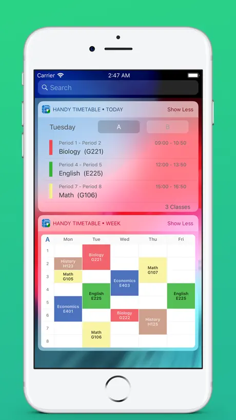 Handy Timetable