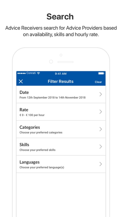 Conrati - Consulting on demand screenshot-3