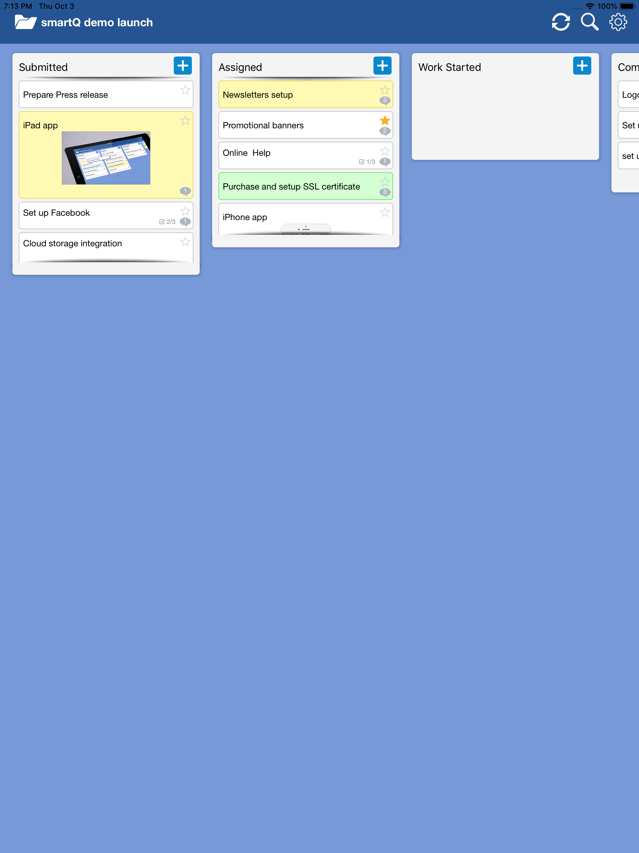 smartQ - workflow management