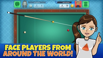 French Billiards Casual Arena iPhone screenshot 1 - Games app