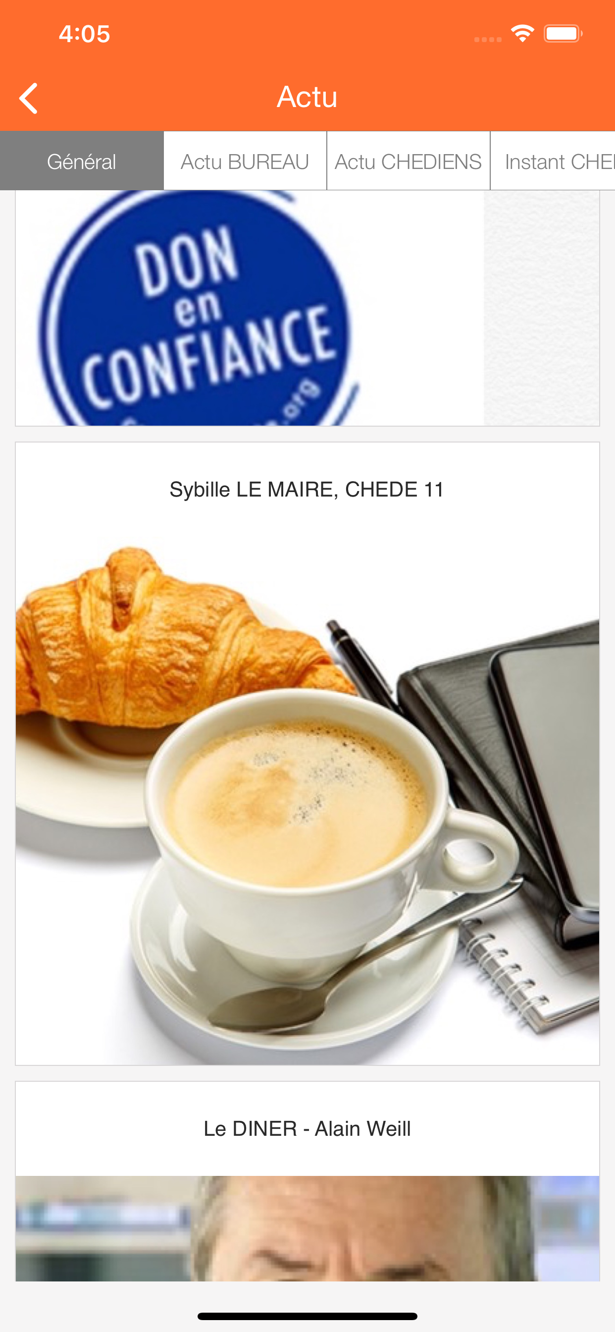 Réseau CHEDE screenshot 3