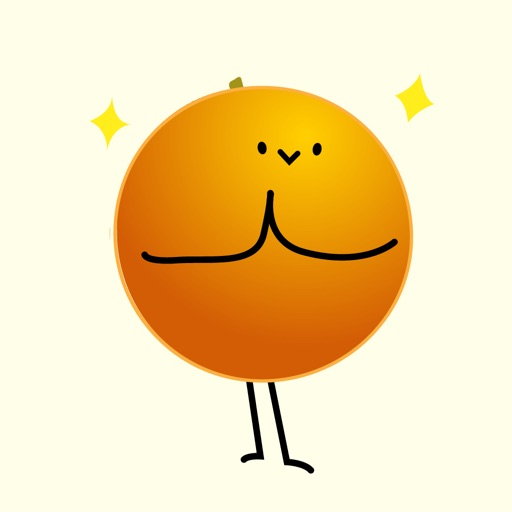 Happy Orange Animated - AppWisp.com