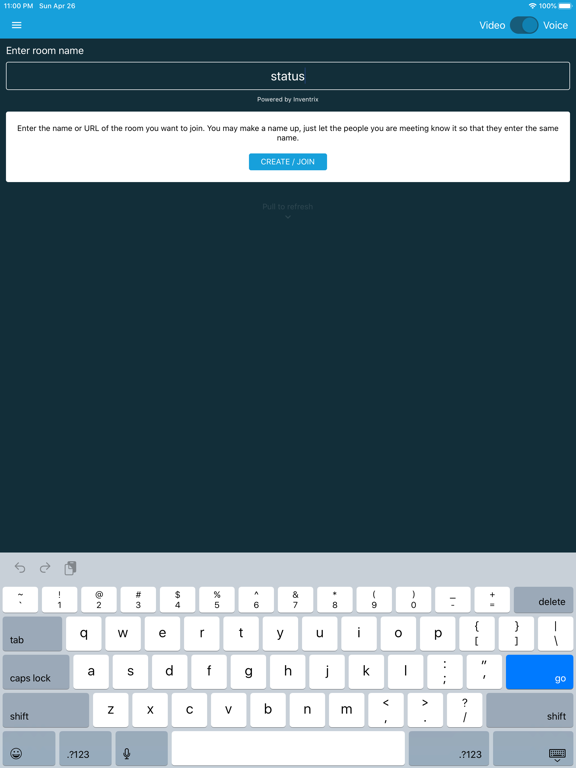 Meetz - Cloud Meetings iPad screenshot 1 - Business app