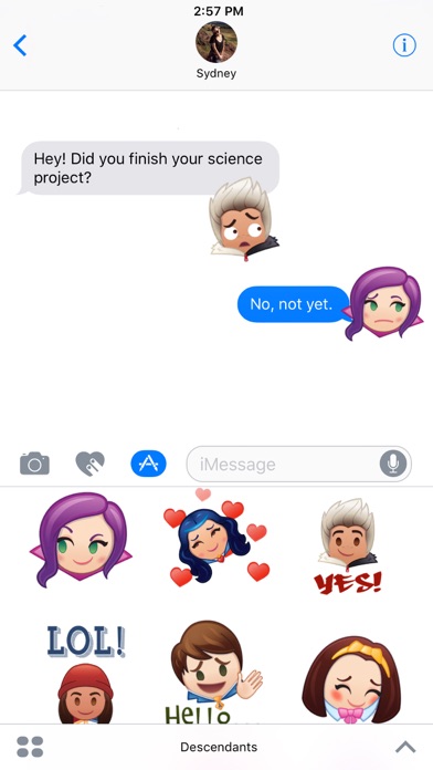 Screenshot #2 pour Disney Stickers: Descendants