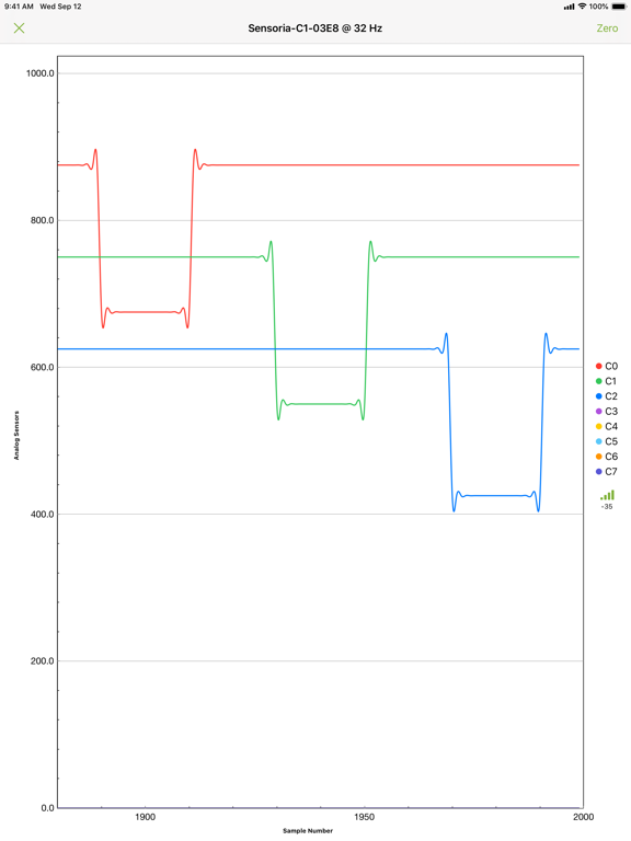 Sensoria Lab iPad screenshot 5 - Utilities app