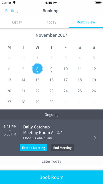 How to cancel & delete Condeco Room Booking from iphone & ipad 3