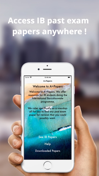 A+Papers: IB Exam Papers