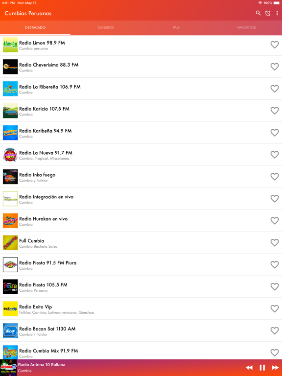 Screenshot #4 pour Cumbias Peruanas Radio