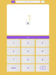 subtraction flash cards quiz ipad images 2