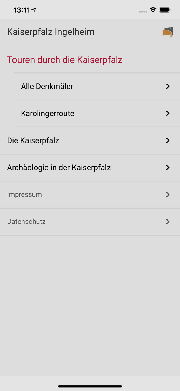 Kaiserpfalz Ingelheim App