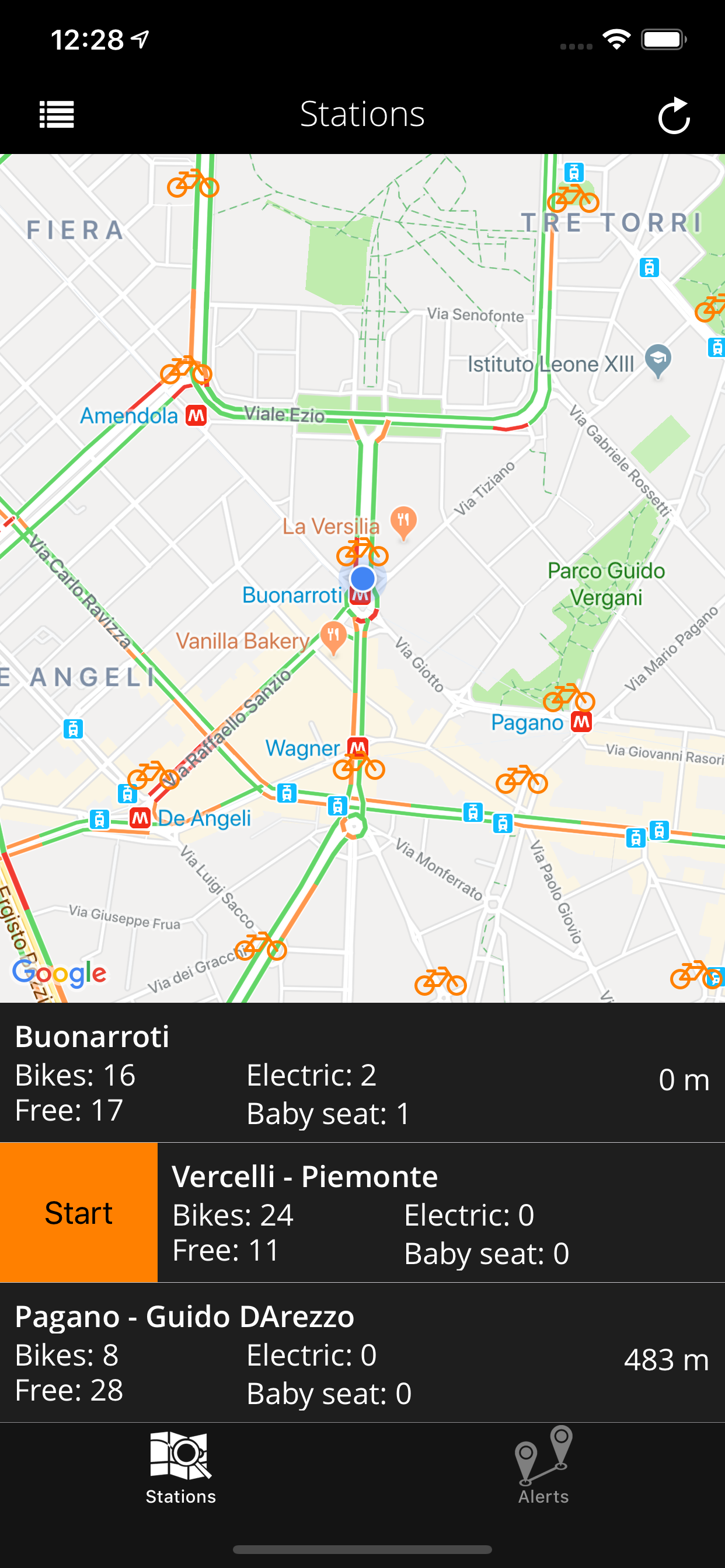 BikeMilano: Find your BikeMi! screenshot 3