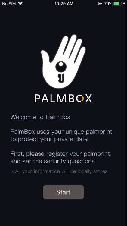 PalmBox - palmprint privacy