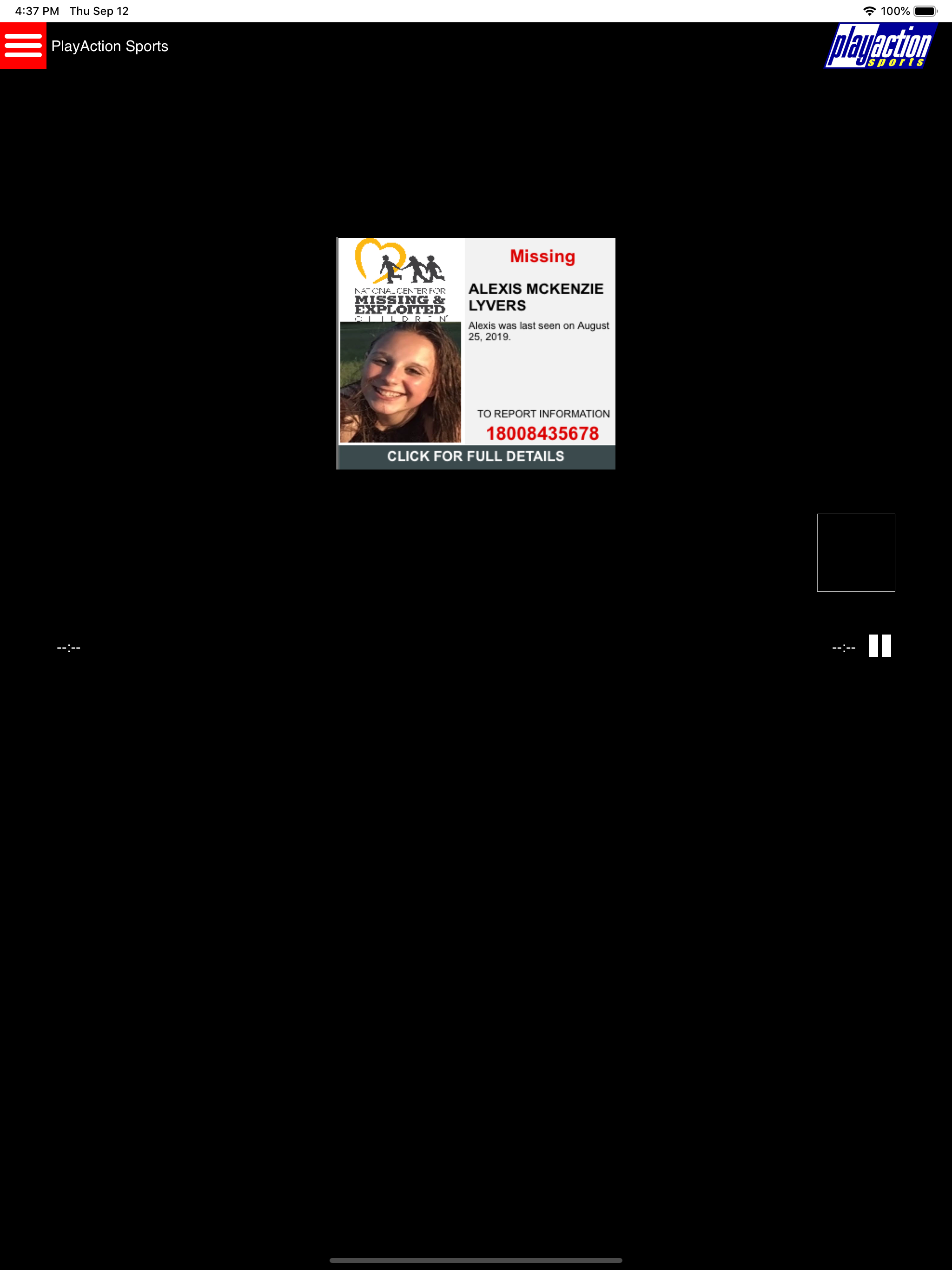 PlayAction Sports Radio App screenshot 4