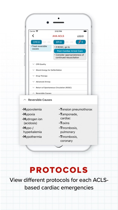 AHA ACLS Screenshot