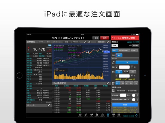 iSPEED for iPad - 楽天証券の株アプリのおすすめ画像1