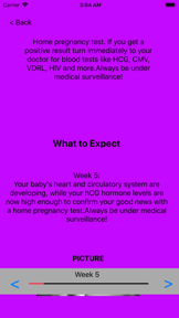Pregnancy Guide and Calculator screenshot