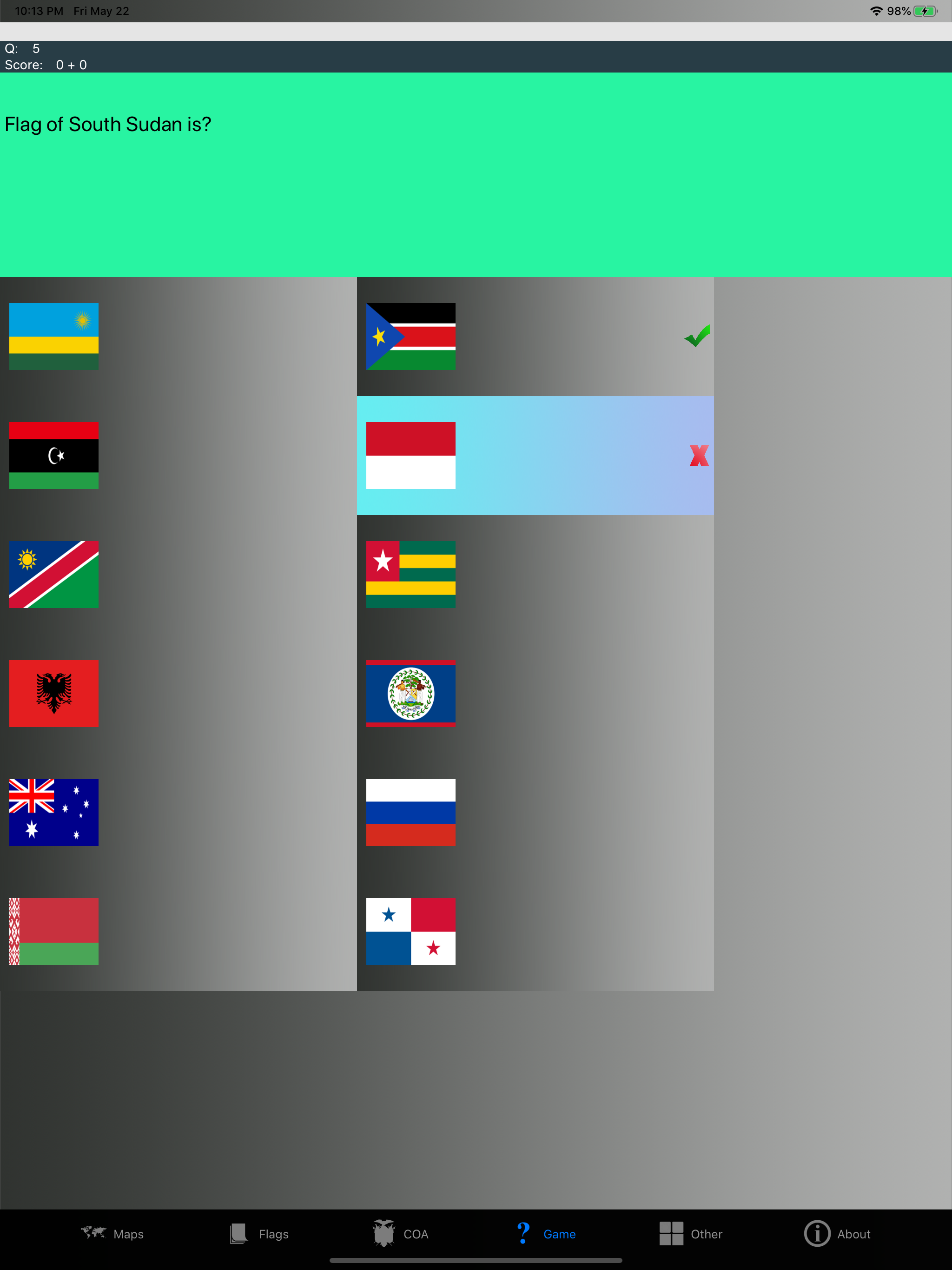 Country Flags, Maps, COA Quiz screenshot 17