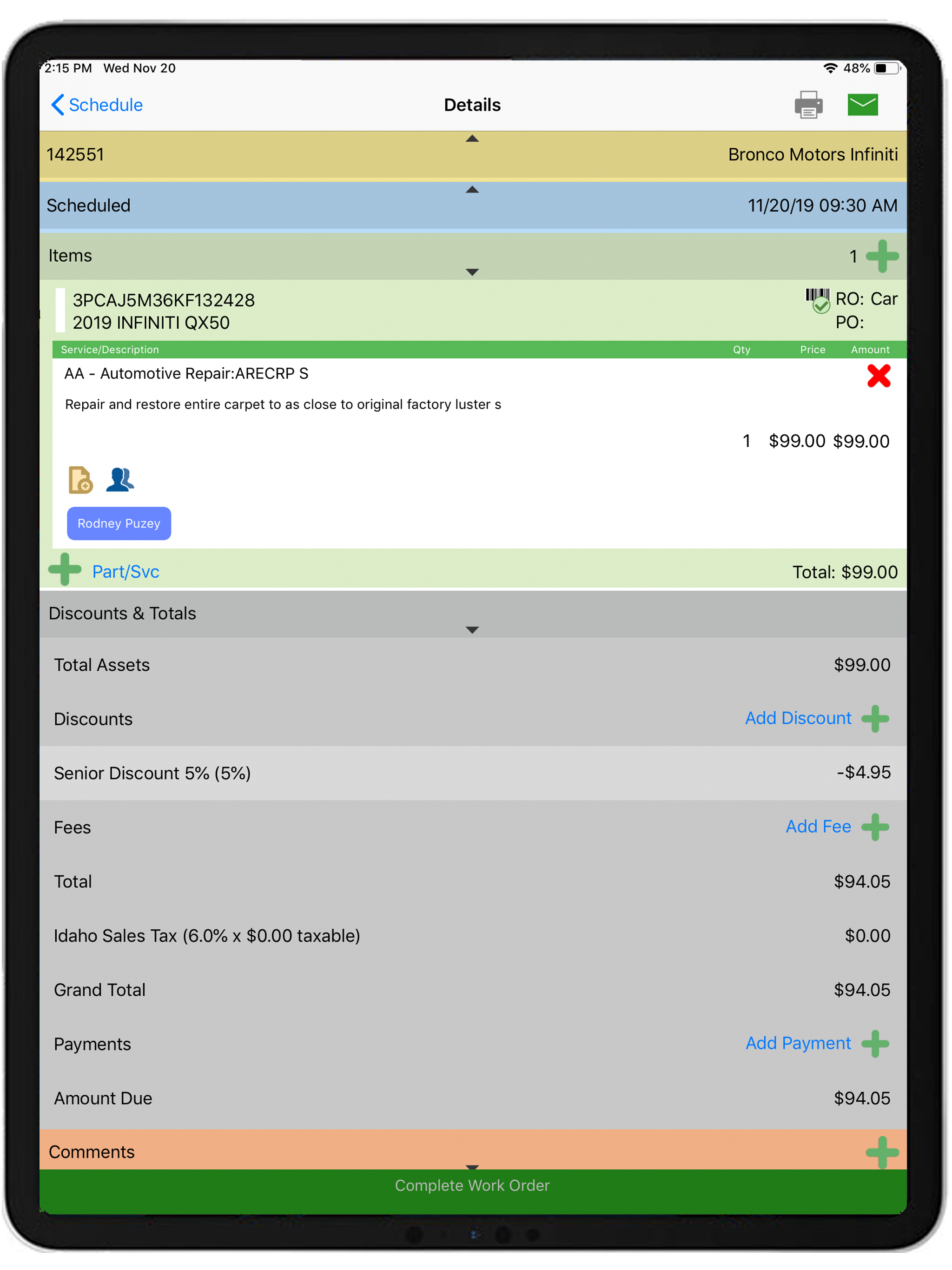 RoadFS: Field Service App
