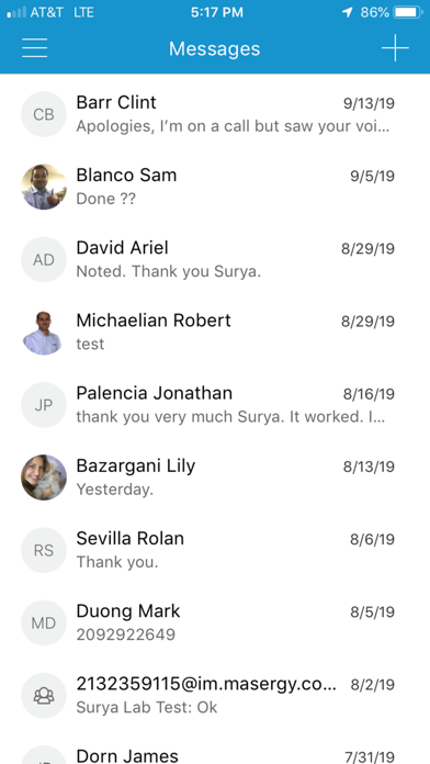 Screenshot #1 pour Masergy Communicator Connect