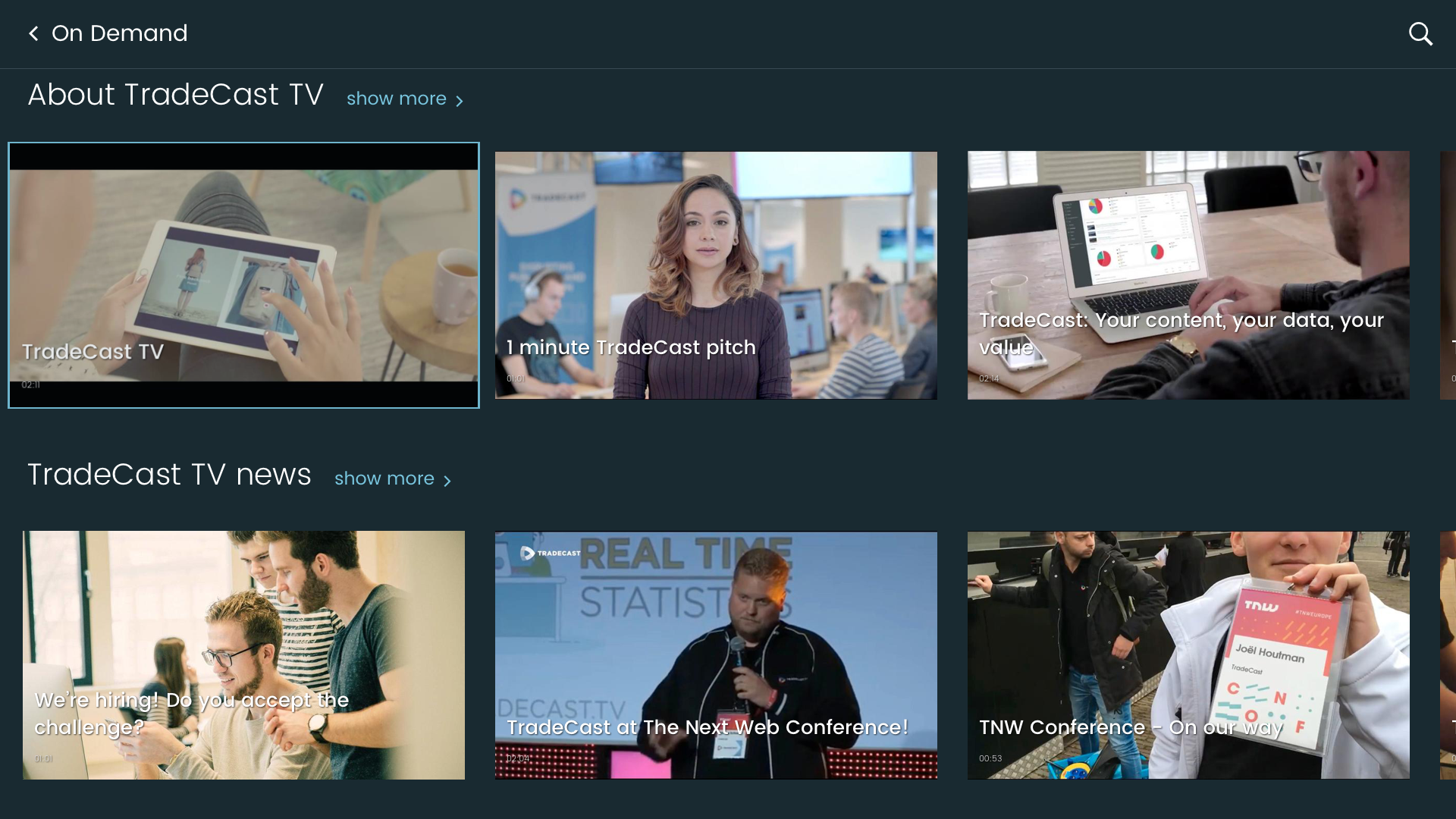 Discover Tradecast screenshot 11