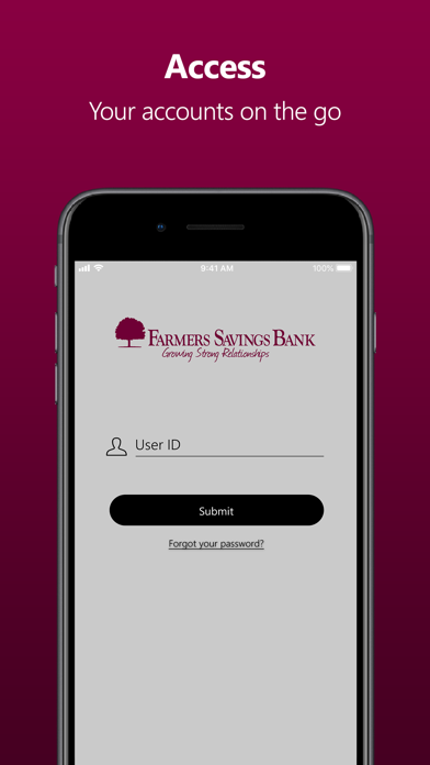 Farmers Savings Bank Screenshot