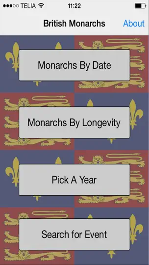 Capture d'écran de British Monarchy & History sur iPhone 1