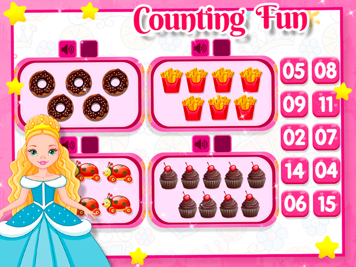 Princess Games  6 In 1