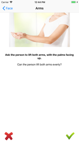 F.A.S.T Stroke Test screenshot