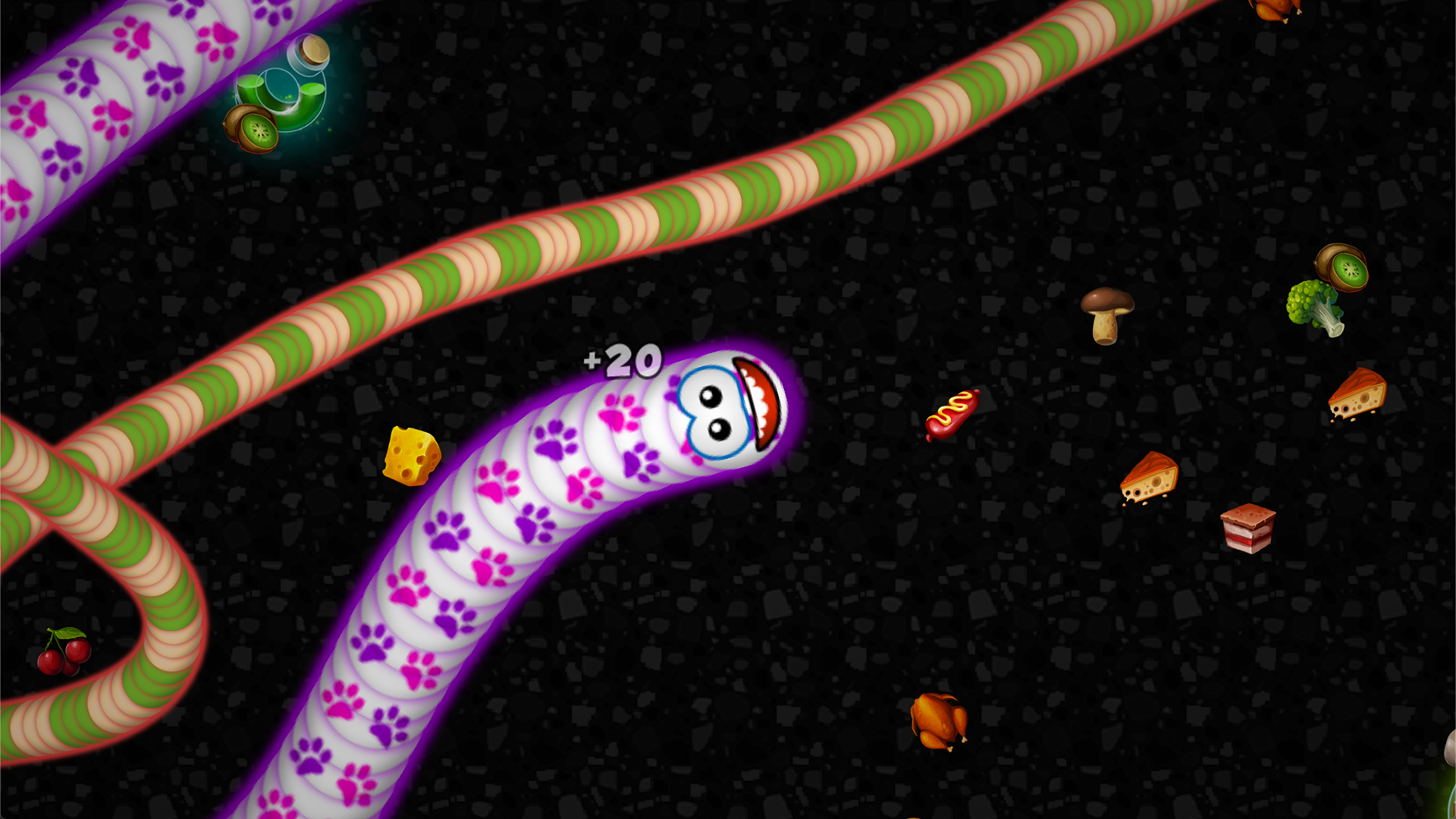 Worms Zone .io — Hungry Snake