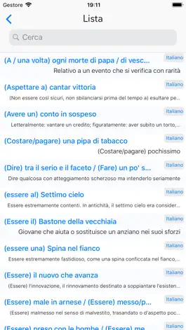 Game screenshot Frasi Fatte - Glossario mod apk