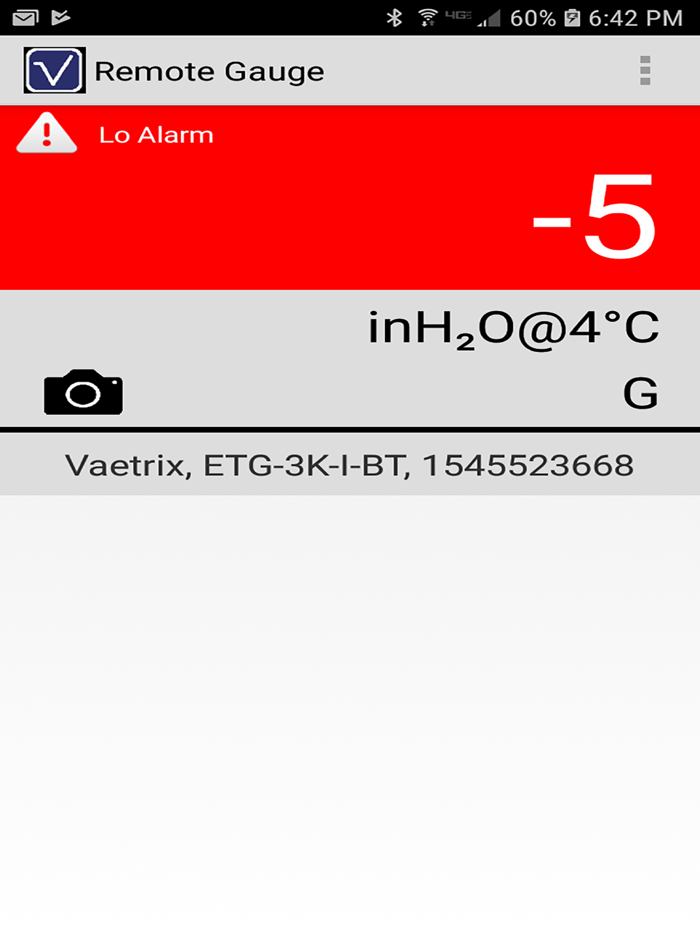 Vaetrix Remote Gauge