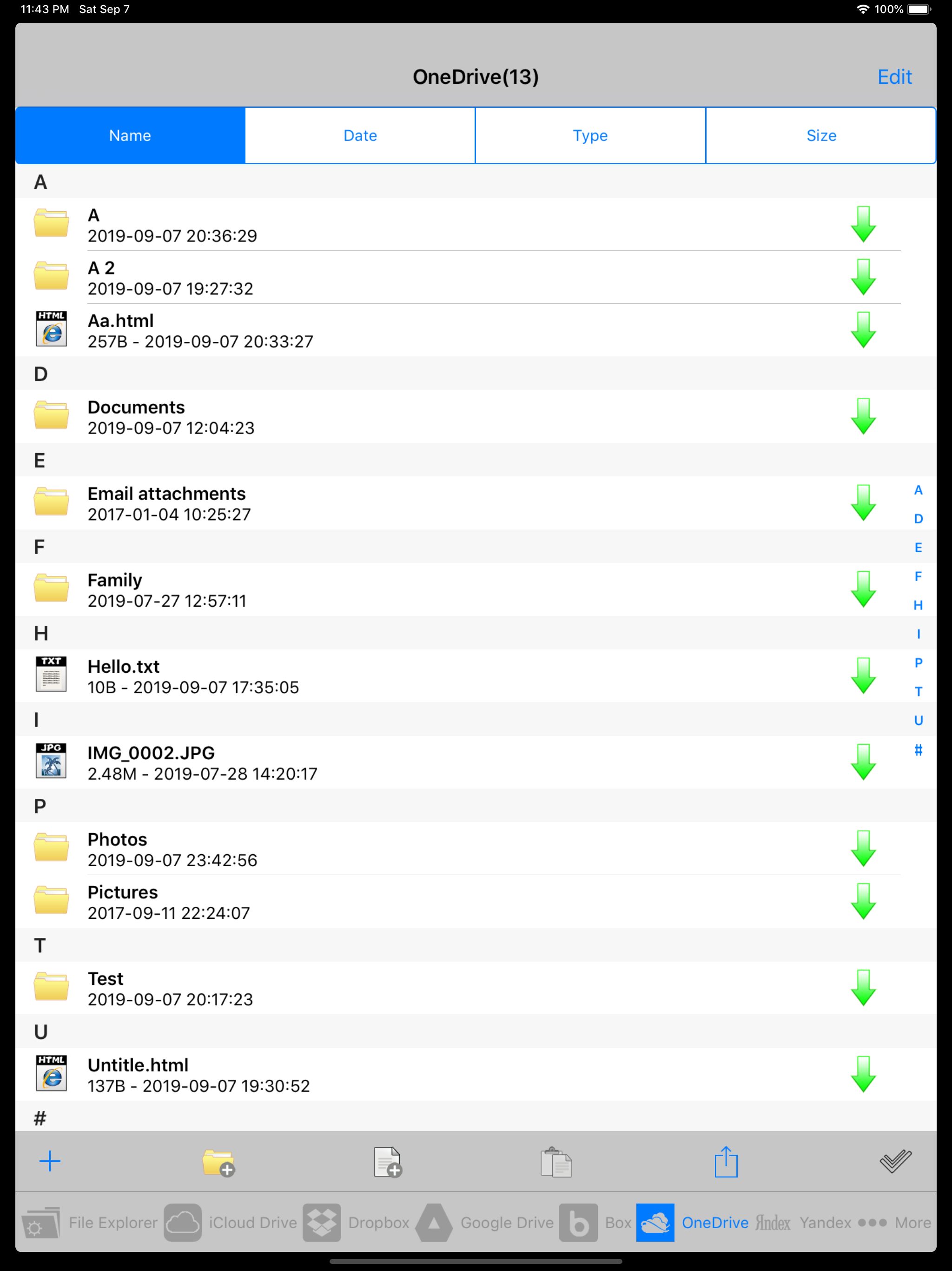 Cloud File Explorer screenshot 5