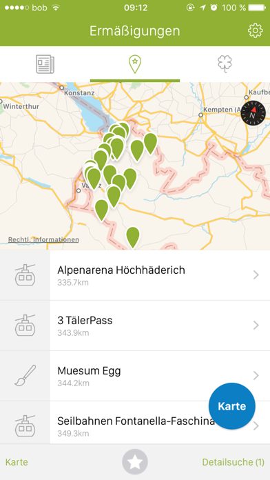 Vorarlberger Familienpass Screenshot