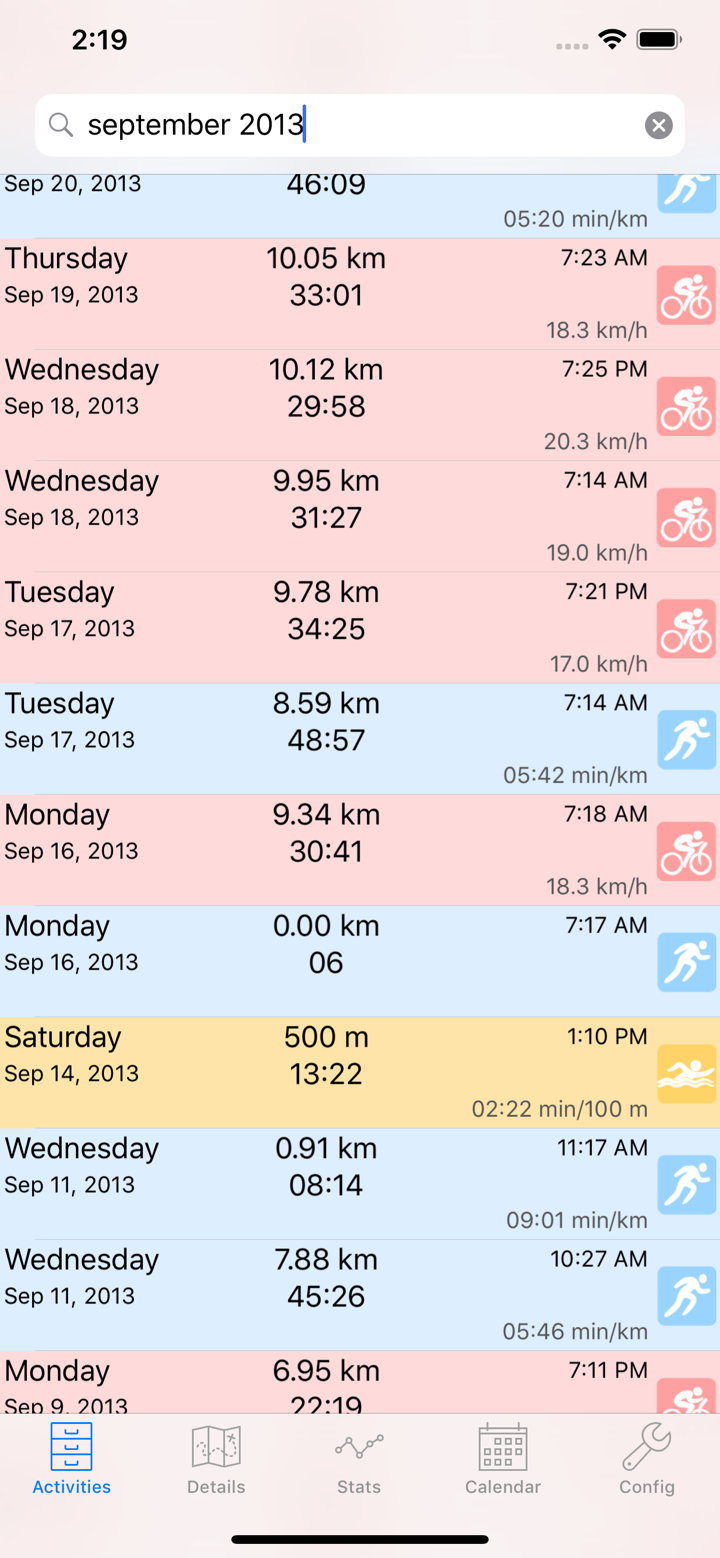 ConnectStats - screenshot 1