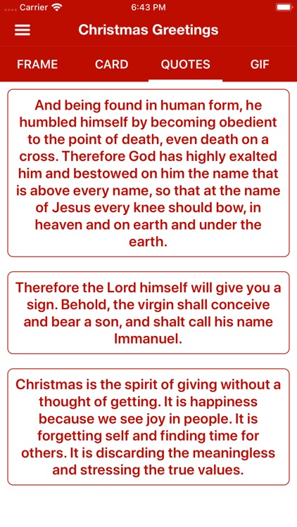 Christmas Wishes Cards & Frame