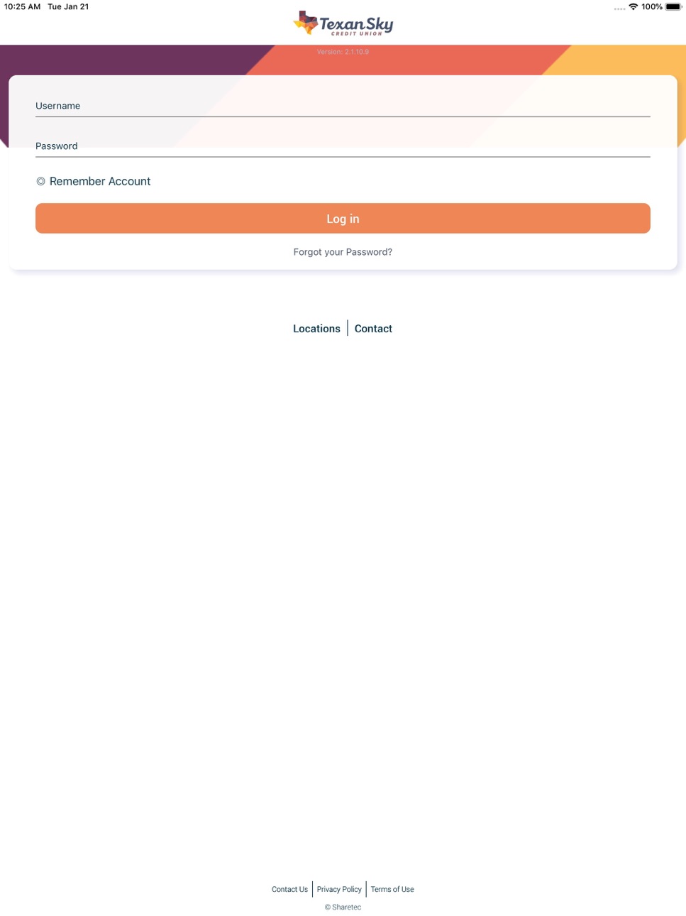 iPad screenshot