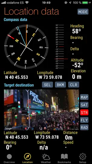 Captura de pantalla de Quickgets Geo: Widgets Geodata en iPhone 4