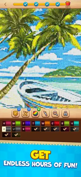 Game screenshot Cross-Stitch: Coloring Book hack