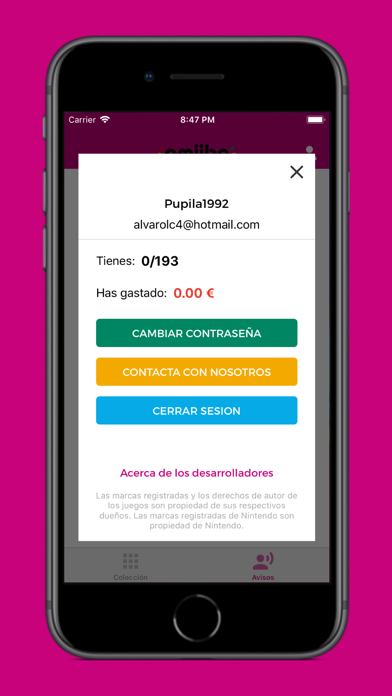 App screenshot