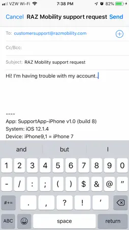 RAZ Mobility Support screenshot 3