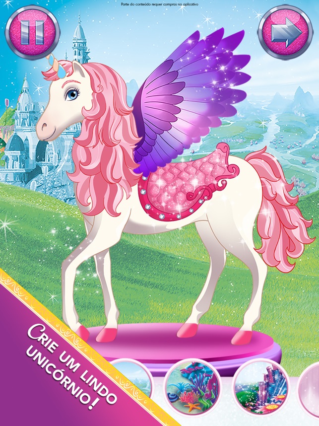 Visual Mágico da Barbie na App Store