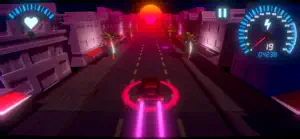 OverDrive - Synthwave Racer screenshot #4 for iPhone