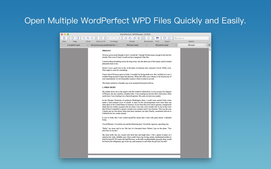 WordPerfect WPDReader - 4.0.0 - (macOS)