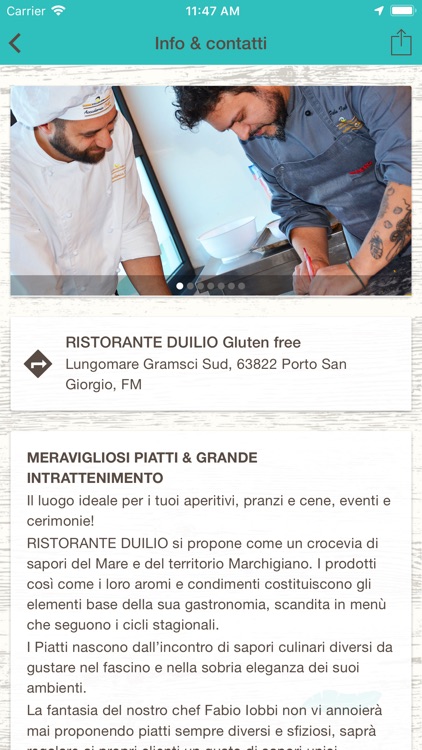 Ristorante Duilio Gluten Free