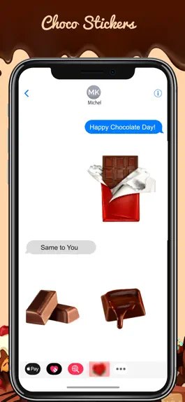 Game screenshot Chocolate Day Stickers hack