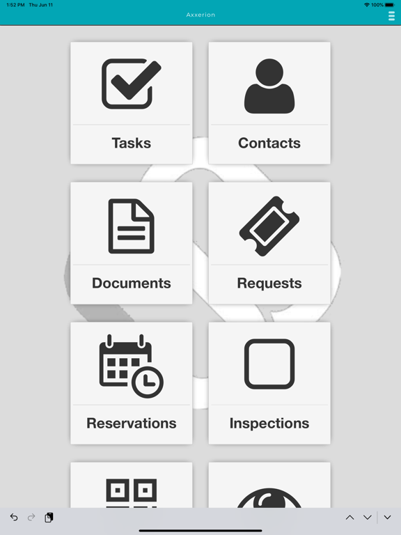 Axxerion Mobile © iPad screenshot 1 - Business app