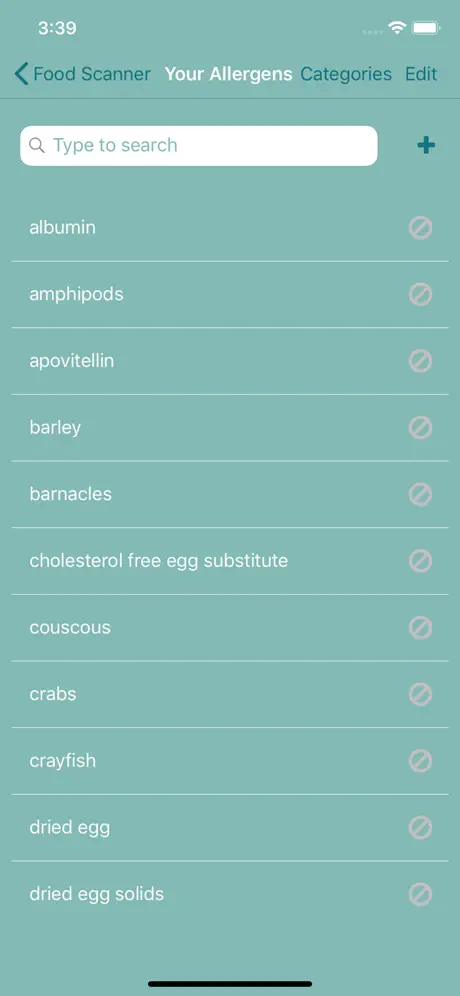 Food Ingredients Scanner