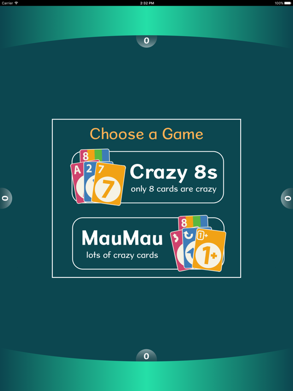 Crazy 8s+ iPad screenshot 4 - Games app