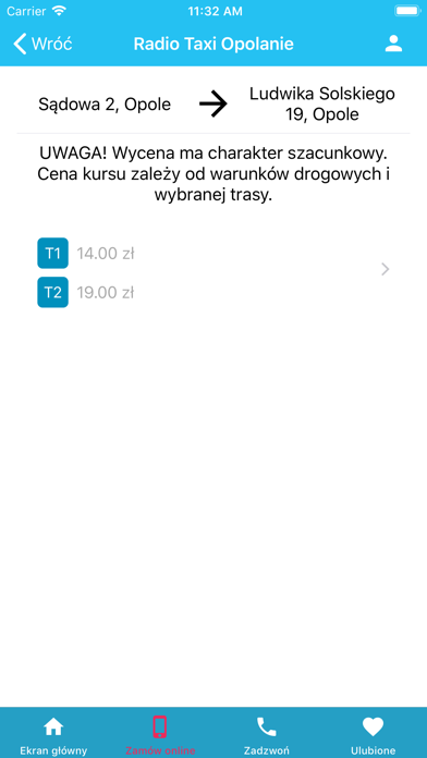 Radio Taxi Opolanie Screenshot