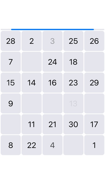 Where is — Shulte Table